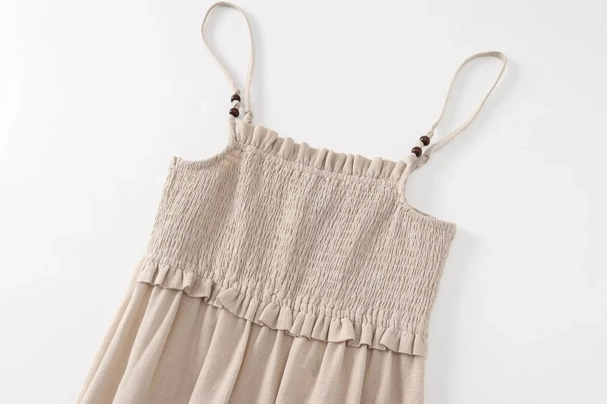 Sexy Backless Halter Dress With Honeycomb Check Pattern