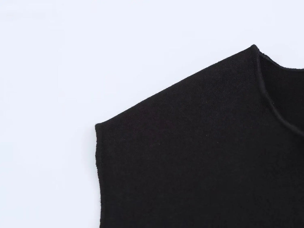 Stretch Knit Mini Dress For Women Elegant Tank Dress