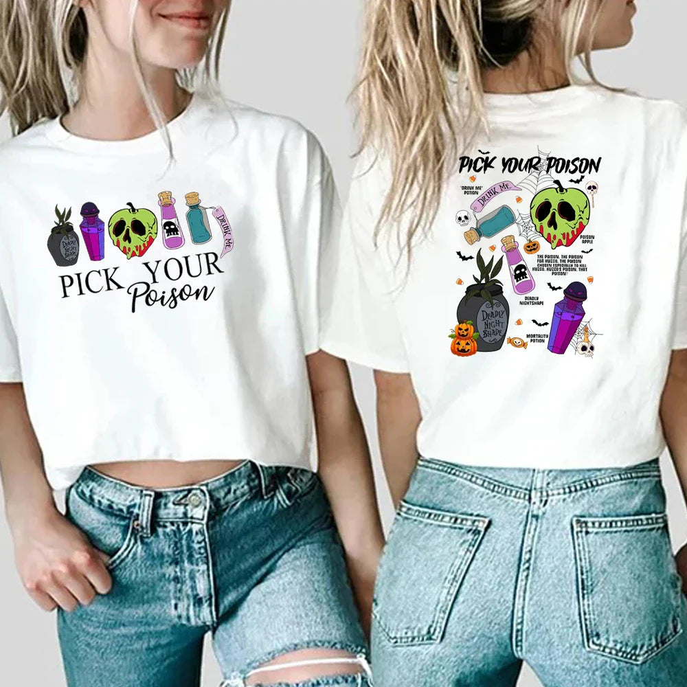 Pick Your Poison Villain T-Shirt for Halloween Family Gift