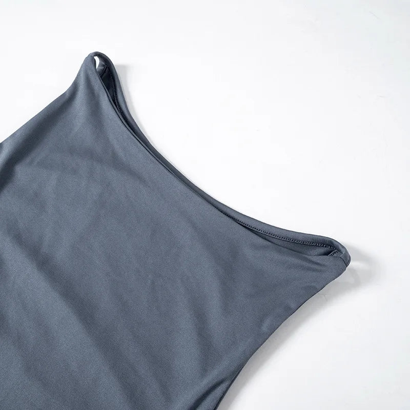 Women's Sleeveless Bodycon Dress Minimalist Summer Outfit