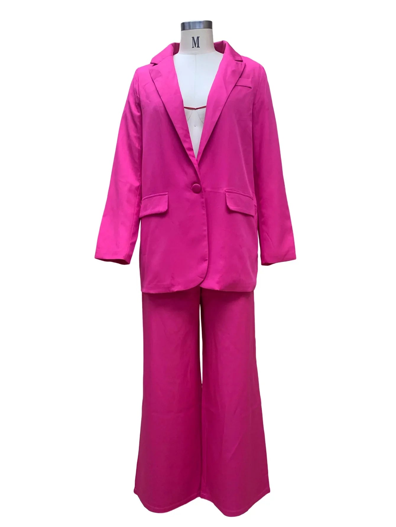 Women Blazer Set Two Piece Suit For Office And Trendy