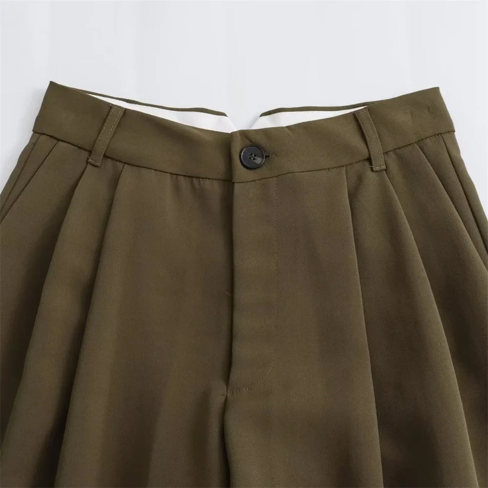 Women's Slim Fit Short Tank Top and Wide Leg Pants Set for Effortless Style and Comfort