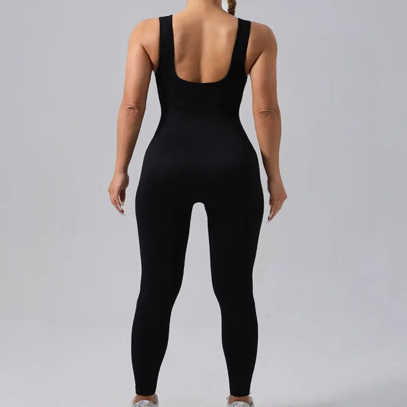 Seamless Yoga Jumpsuit For Women High Stretch Fitness