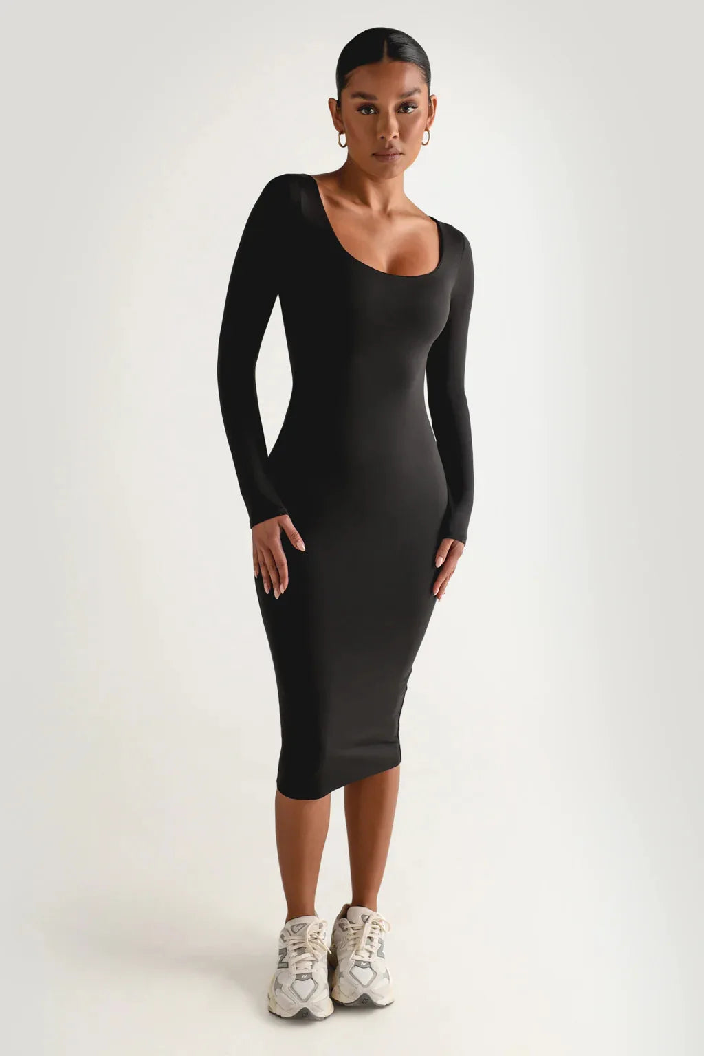 Velvet Bodycon Dress For Women Long Sleeve Party Clubwear
