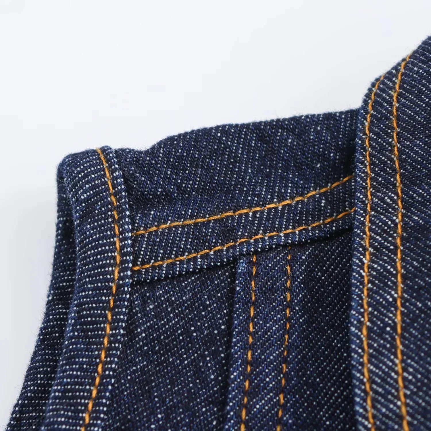 Women's Vintage Denim Streetwear Suit with Sleeveless Vest and Flare Pants