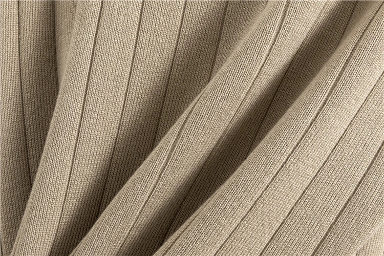 Women's Three Piece Cardigan Set Casual Sweater Outfit with Striped Cardigan Top and Wide Leg Pants