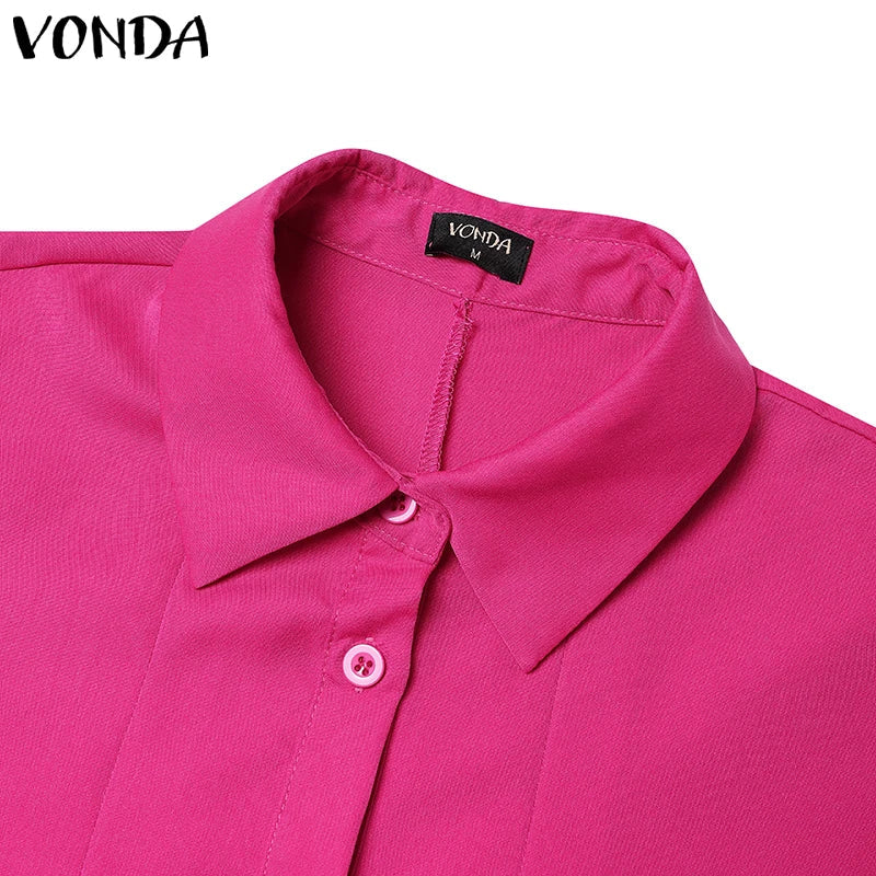 Bohemian Maxi Shirt Dress With Ruffle Pleats Long Sleeve