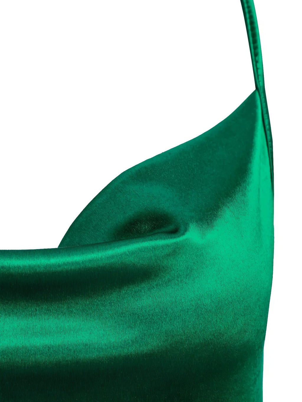 Elegant Satin Hip Suspender Dress For Women Evening Wear