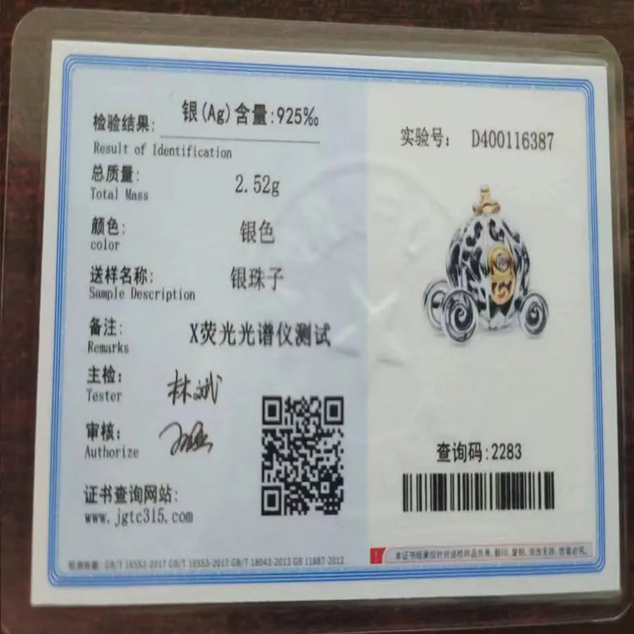 925 Sterling Silver Disney Pendant Beads for DIY Bracelets Perfect Women's Fashion Gift