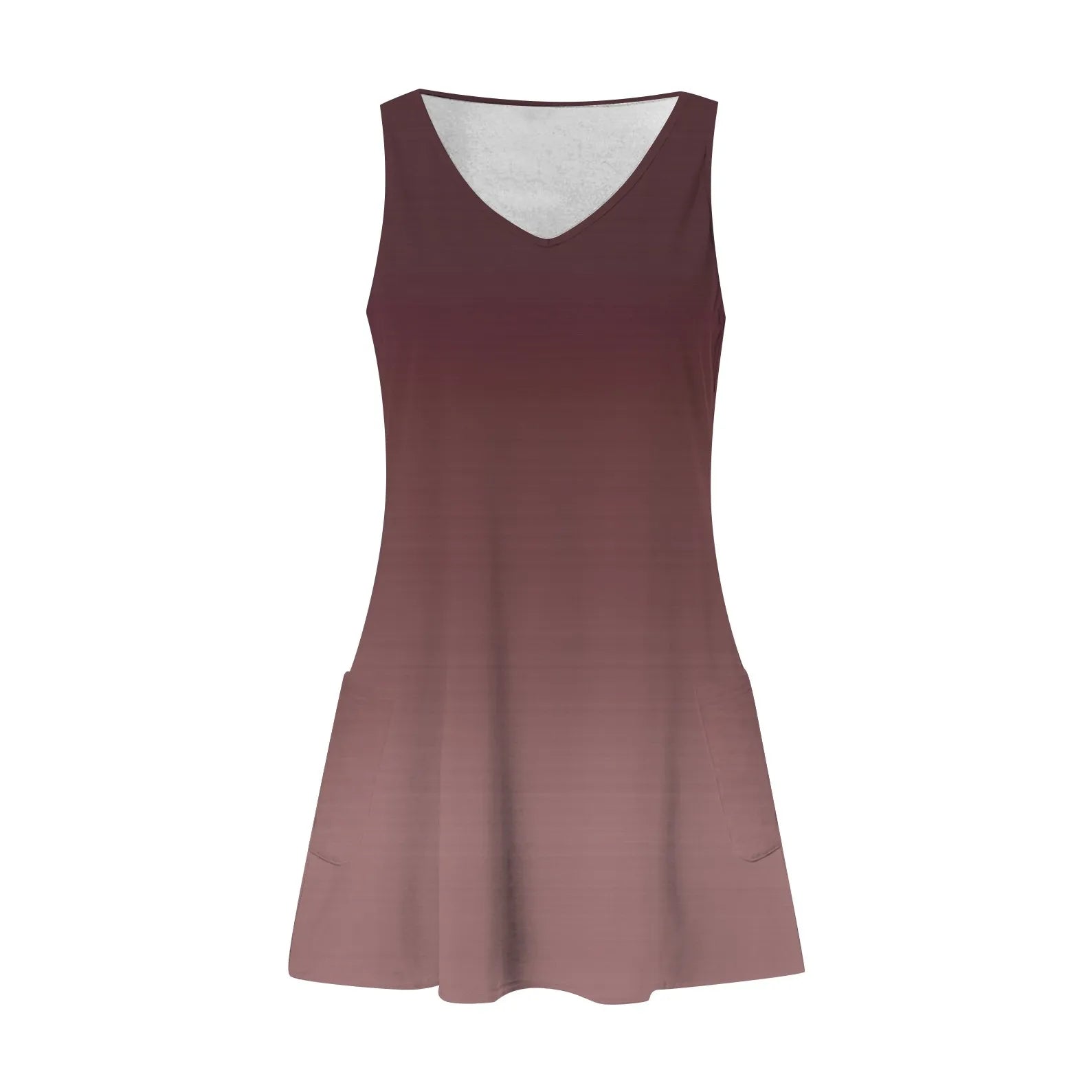 Boho Floral Sundress With Pockets For Women Tank Dress