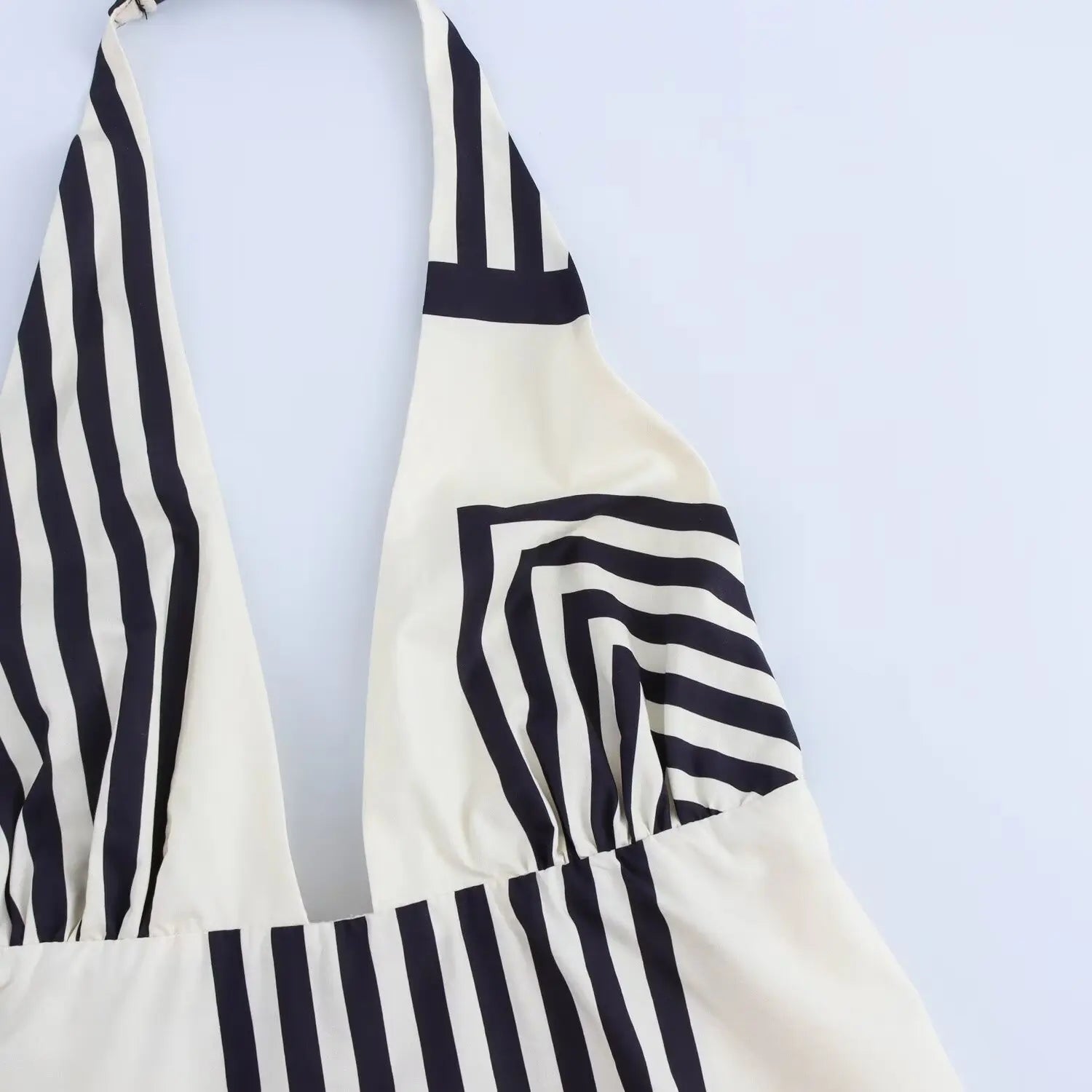 Casual Loose Striped Midi Dress For Women Street Style