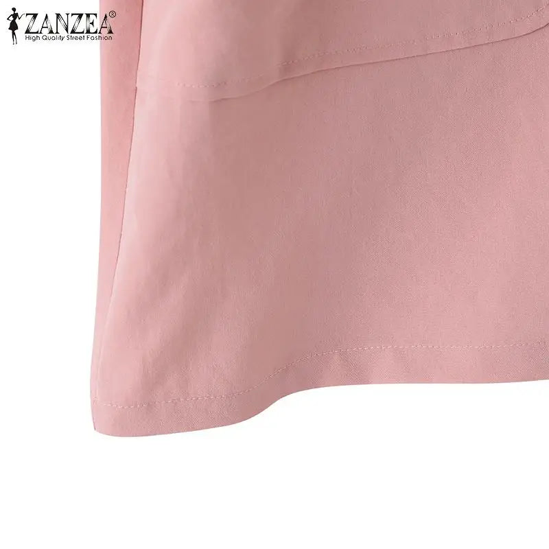 Korean Style Cargo Sundress With Pockets Knee Length