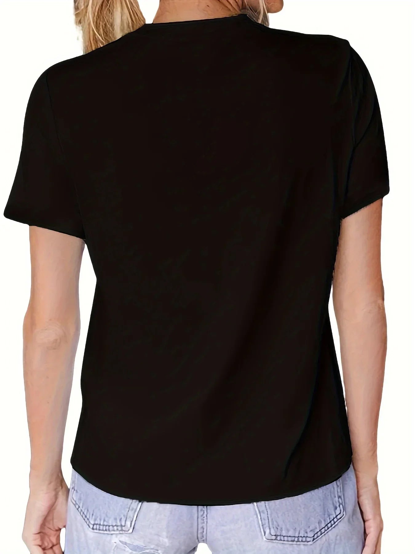 Bee Kind Belief Print Crew Neck T-Shirt for Women Casual Loose Short Sleeve Summer Top