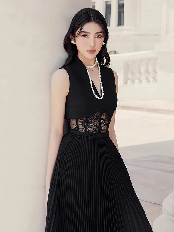 Lace Dress For Work Elegant Long Sheath Office Dress