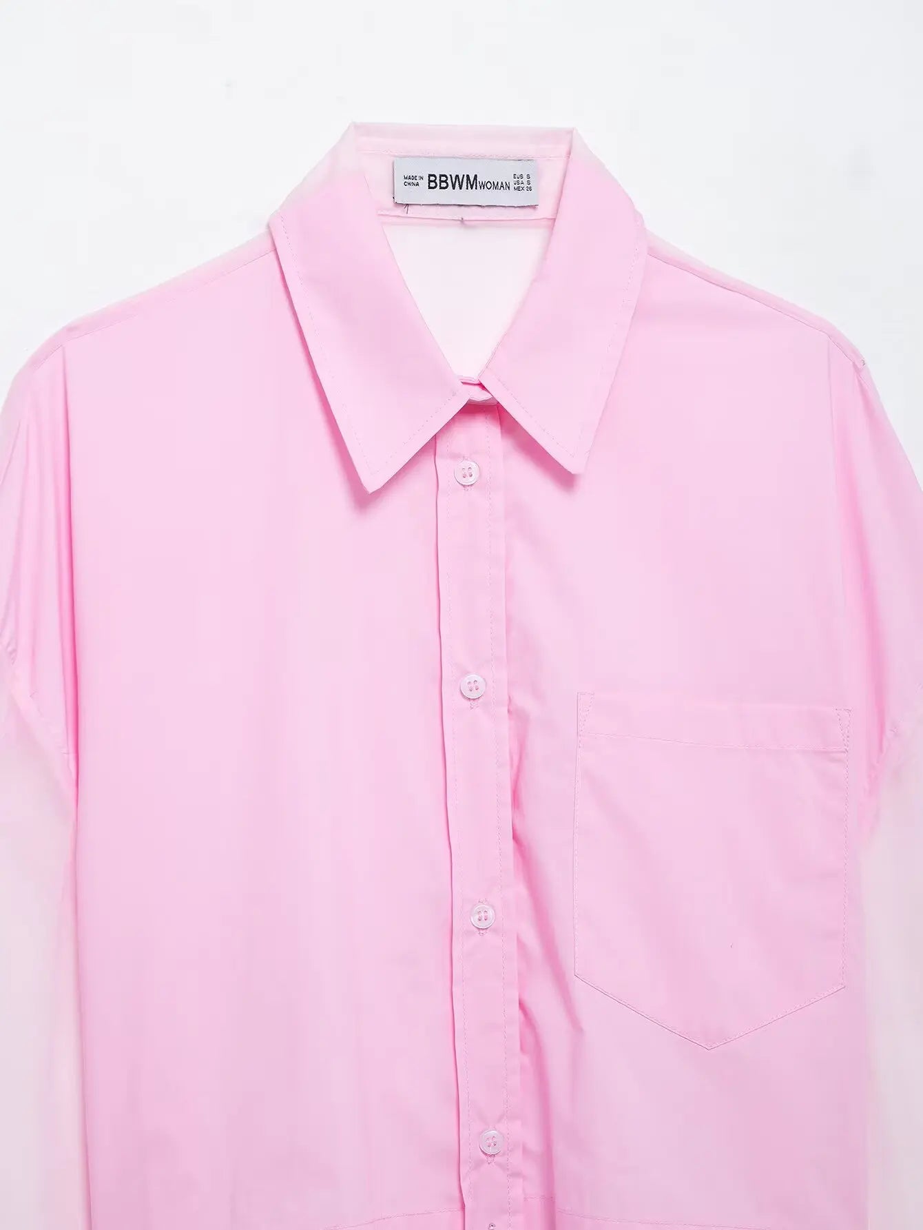 Women's Patchwork Translucent Blouse with Lace-Up Detail Casual Lapel Single-Breasted Long Loose Top for Spring and Summer