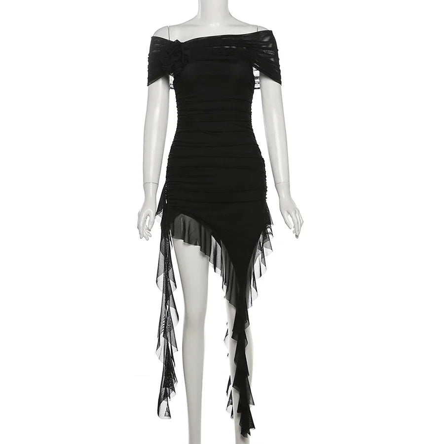 Elegant Bachelor Party Dress With Tassel Detail Evening