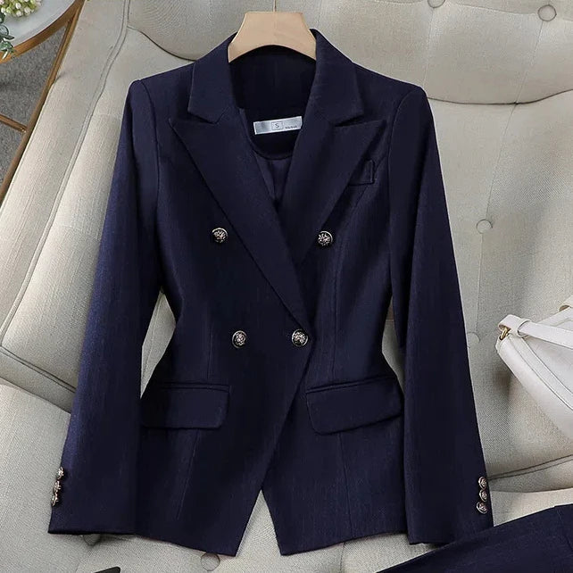 Blue Blazer for Women Professional Workwear Jacket