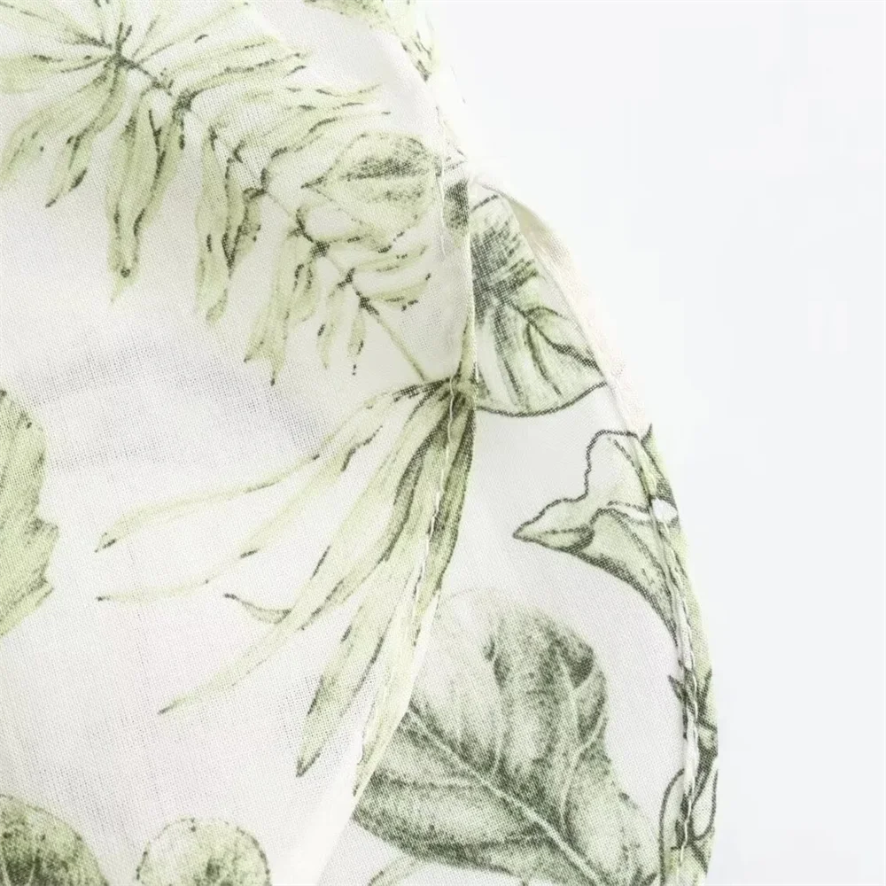 Casual Loose Printed Shirt and Wide Leg Straight Pants Set for Women Versatile Stylish Everyday Outfit