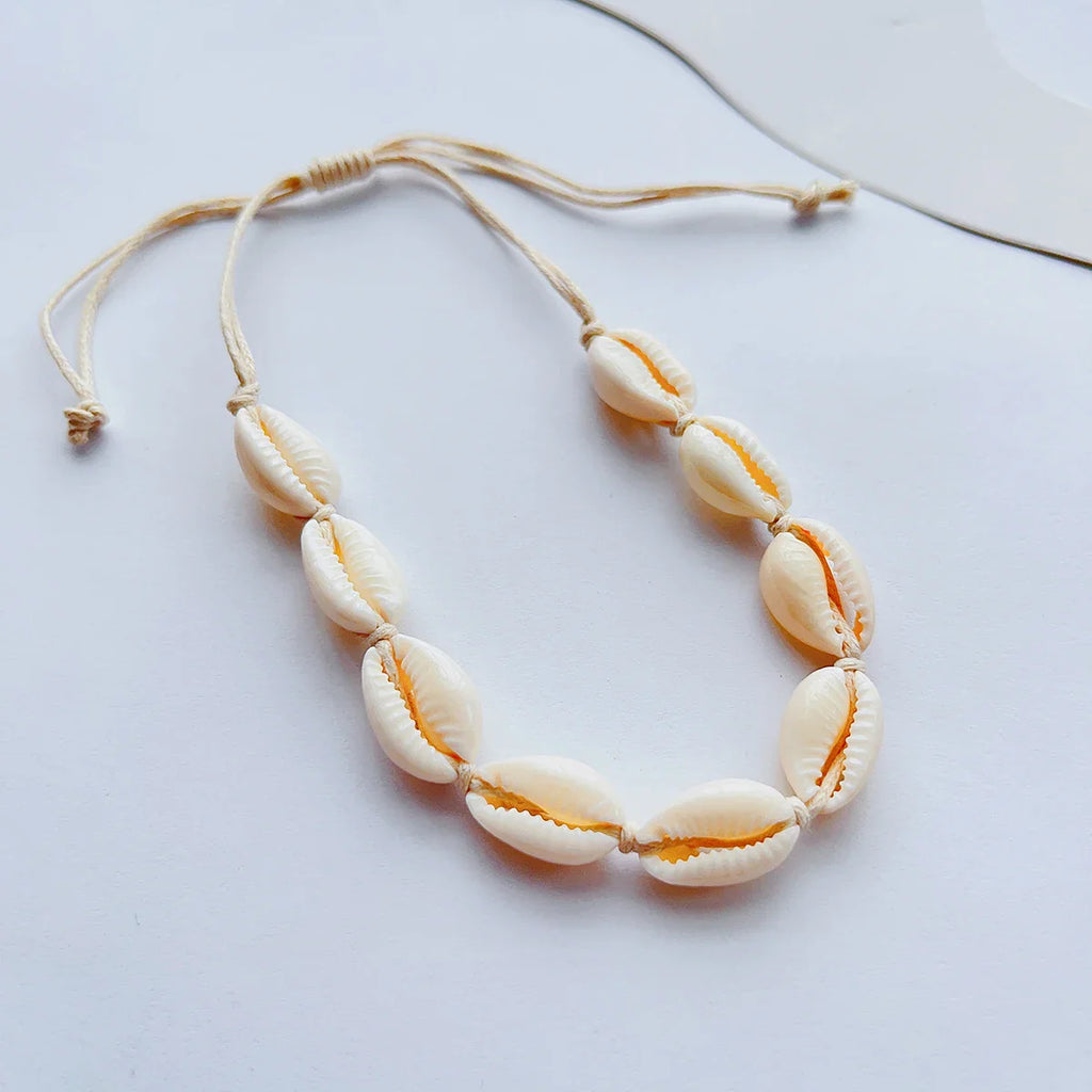 Bohemian Seashell Anklets for Women - Rope Braided Beach Resort Accessories