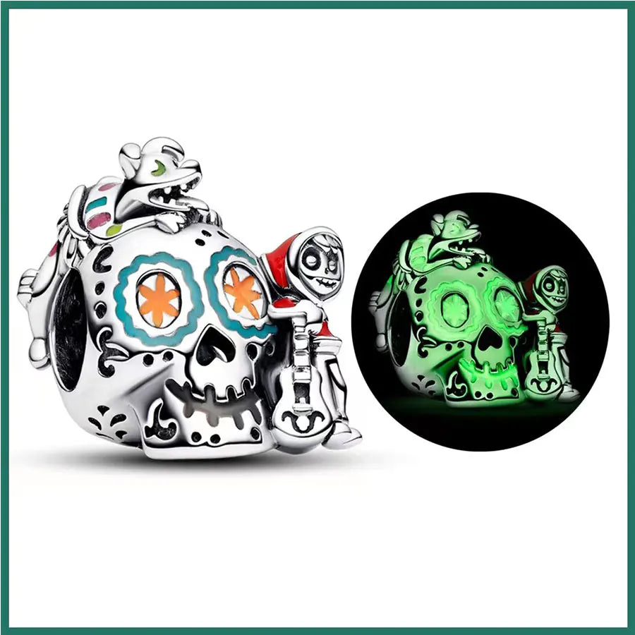 925 Sterling Silver Disney Pendant Beads for DIY Bracelets Perfect Women's Fashion Gift