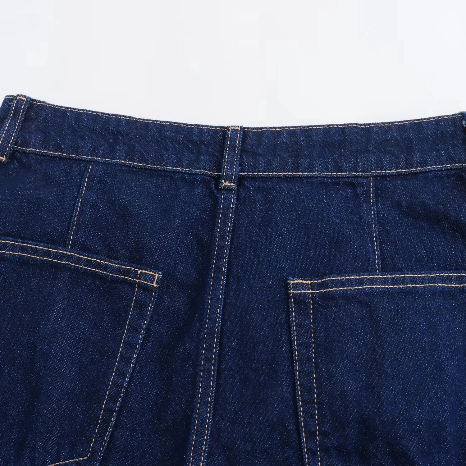 Asymmetric High Waist Denim Mini Skirt and Cropped Short Sleeve Top Two Piece Set for Women Streetwear