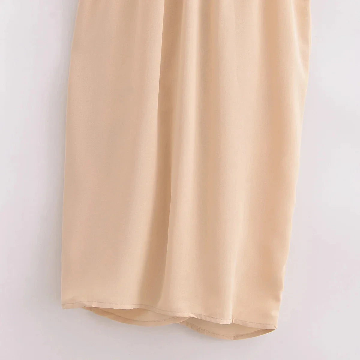 Women Elegant Solid Waist Draped V Neck Evening Dress