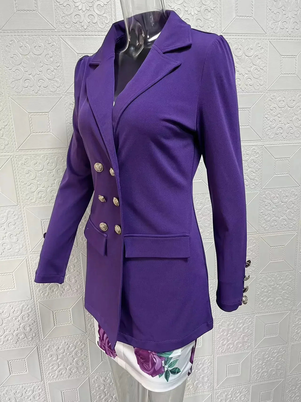 Elegant Plaid Two-Piece Mini Dress Set for Women Casual Chic Skirt and Jacket Outfit Spring Autumn Fashion