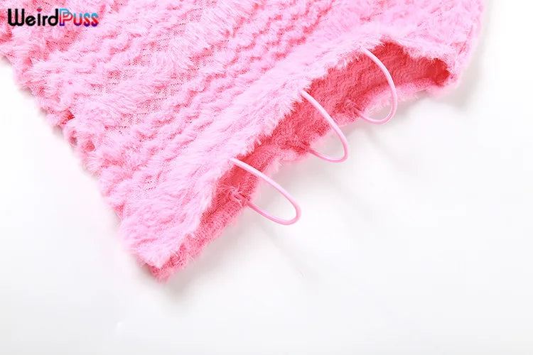 Backless Knit Bodycon Dress Women Slash Neck Chic Elegant