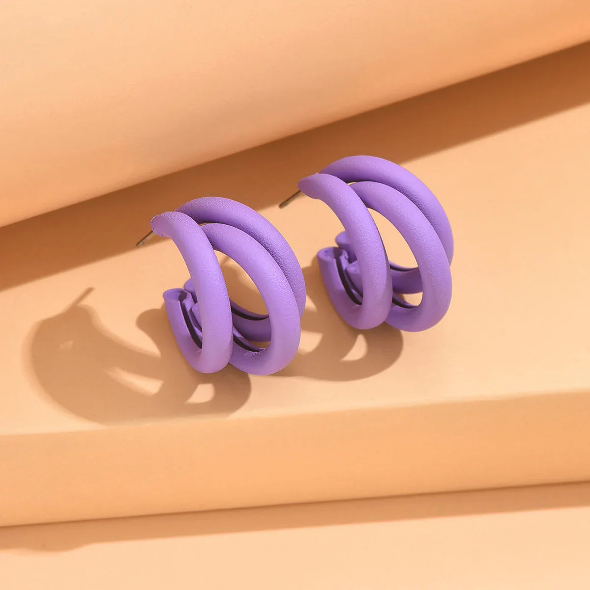 Elegant Gold Color Hoop Earrings for Women Vintage Geometric Statement Jewelry Gifts