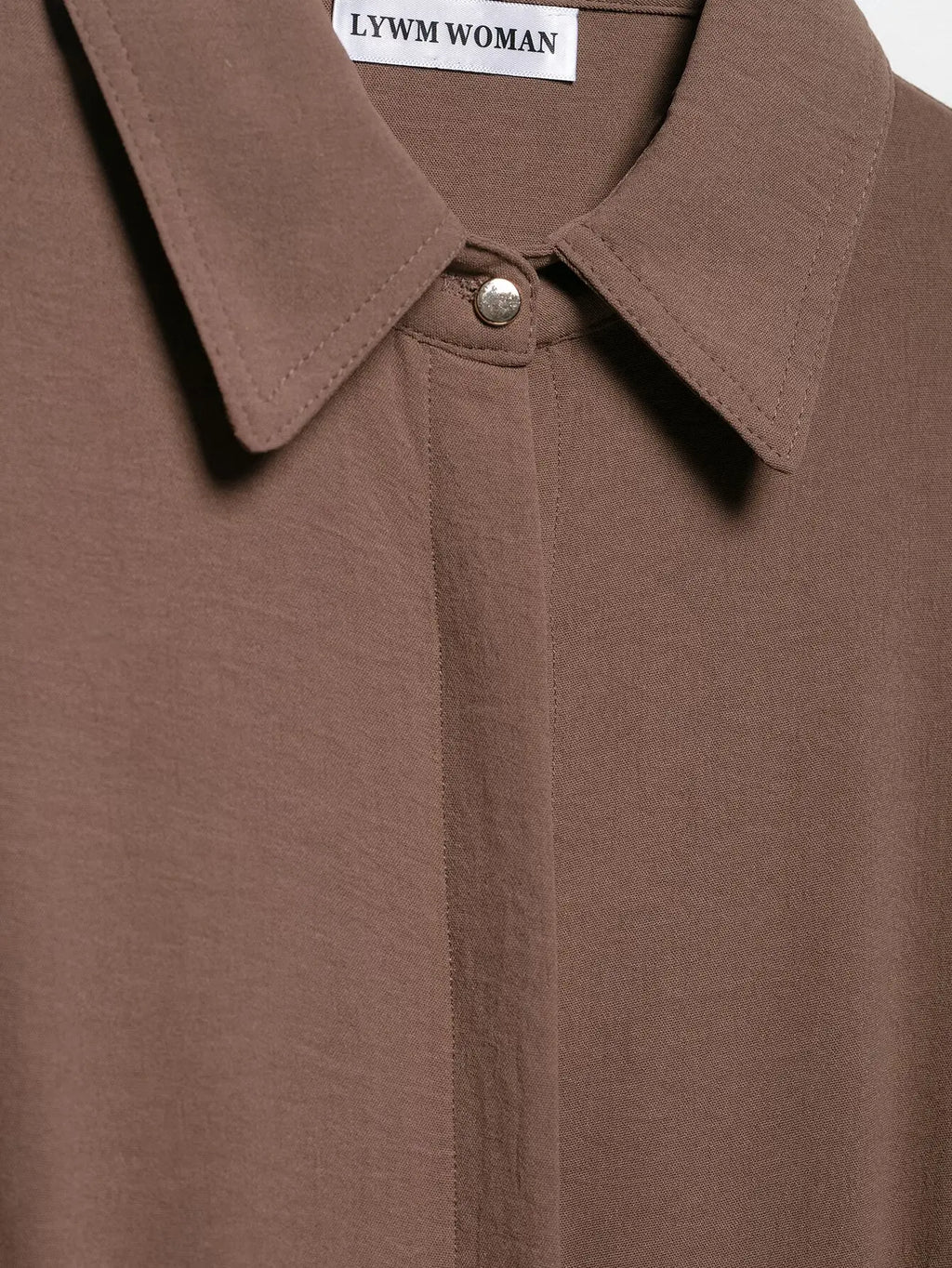 Women Camel Safari Style Flowing Shirt with Drawstring Waist Wide Sleeves and Turn-up Cuffs Casual Blouse for Holiday and Everyday Wear