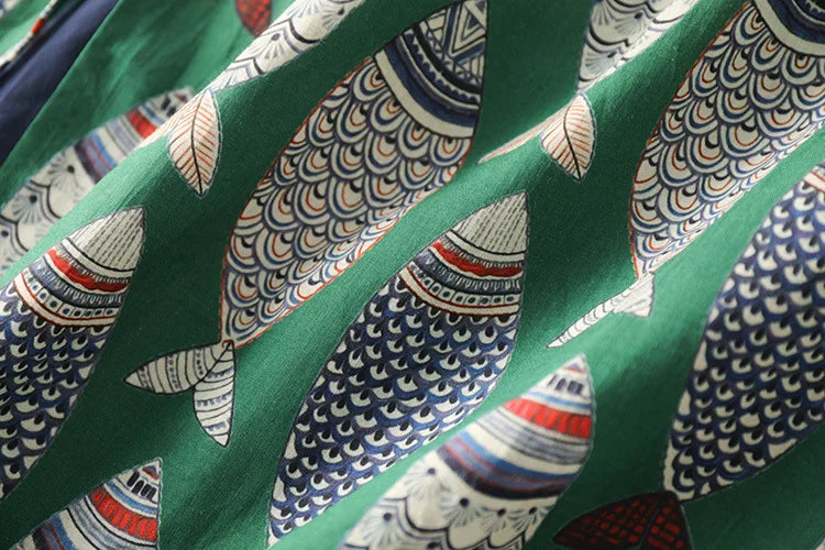 Elegant Green Chinese Style Qipao Dress For Summer Women