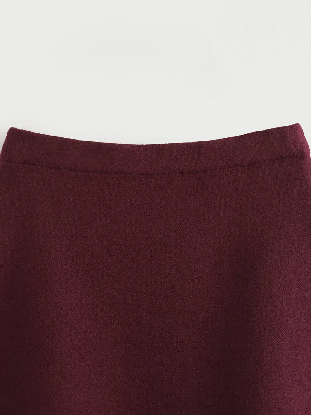 Women's Stylish Knit Mini Skirt Set with Slim Fit Jacket and High Waist Stretch Flat Knit Skirt Casual Chic Outfit