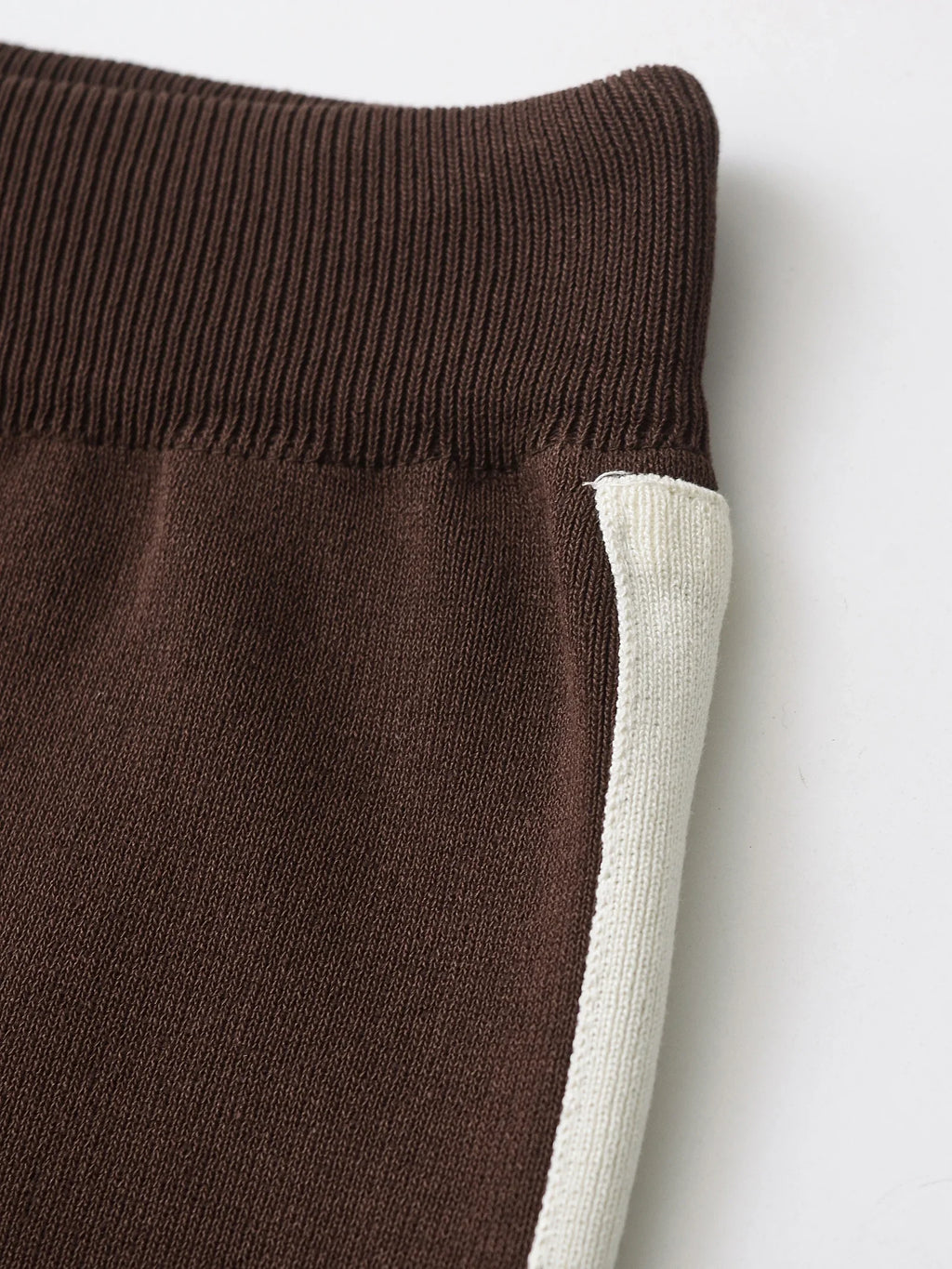 Elegant Women's Knit Sweatshirt and Drawstring Trousers Set with Hooded Zipper