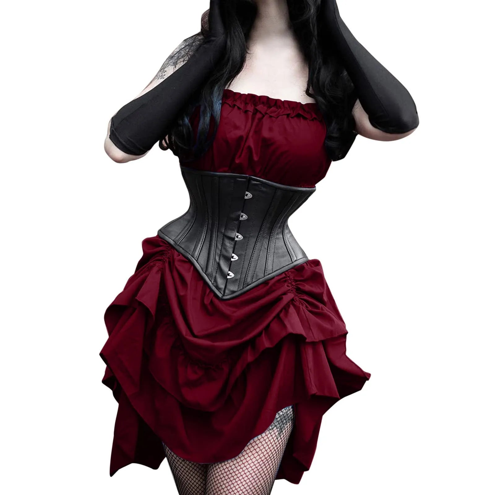 Gothic Lolita Corset Dress For Steampunk Cosplay Costume