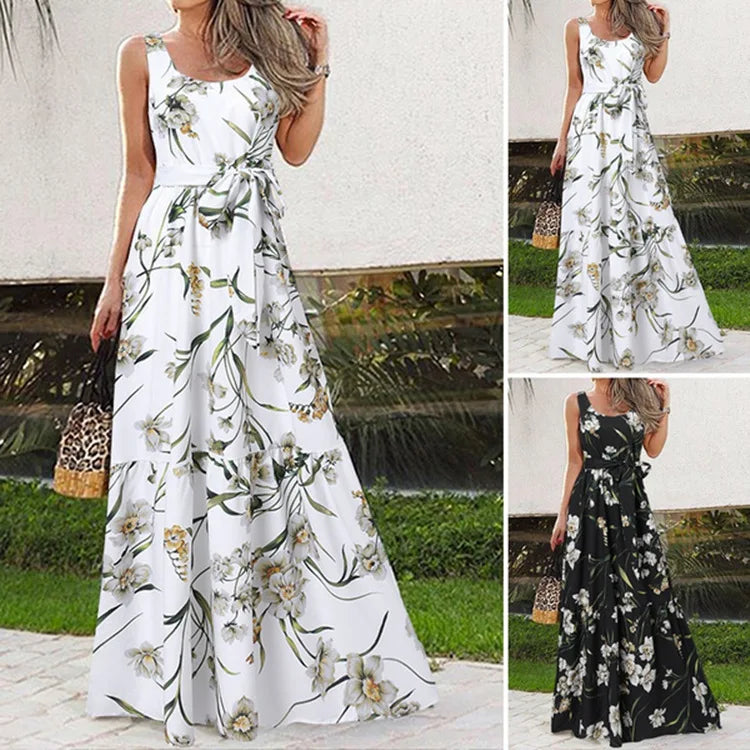 Summer Banquet Dress For Women Long Elegant Classic Gown