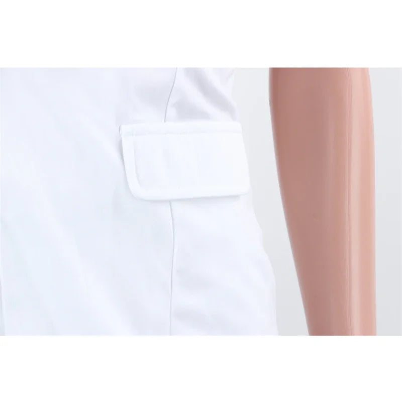 Elegant Women's Two Piece Suit Set with Sleeveless Blazer