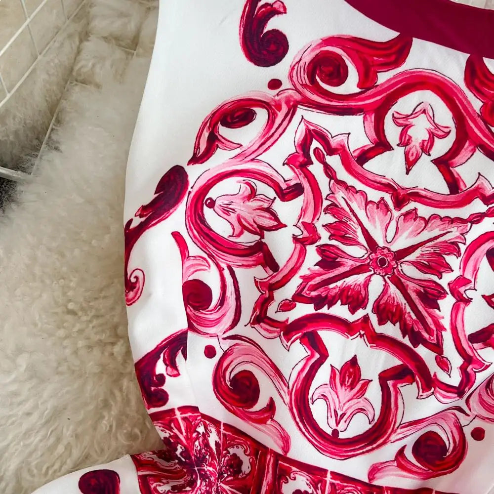 Floral Print Sleeveless Mini Dress for Summer Vacation