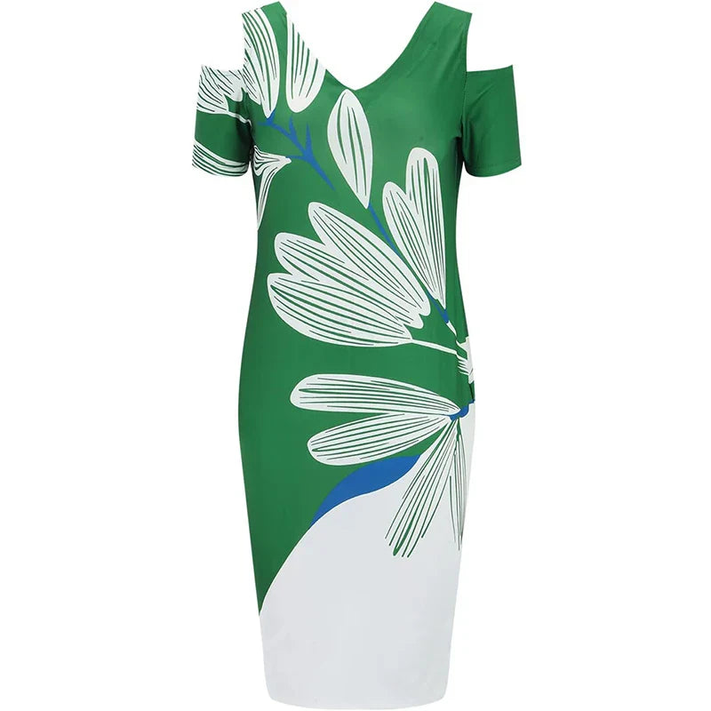 Backless Bodycon Dress For Party Elegant V Neck Patchwork