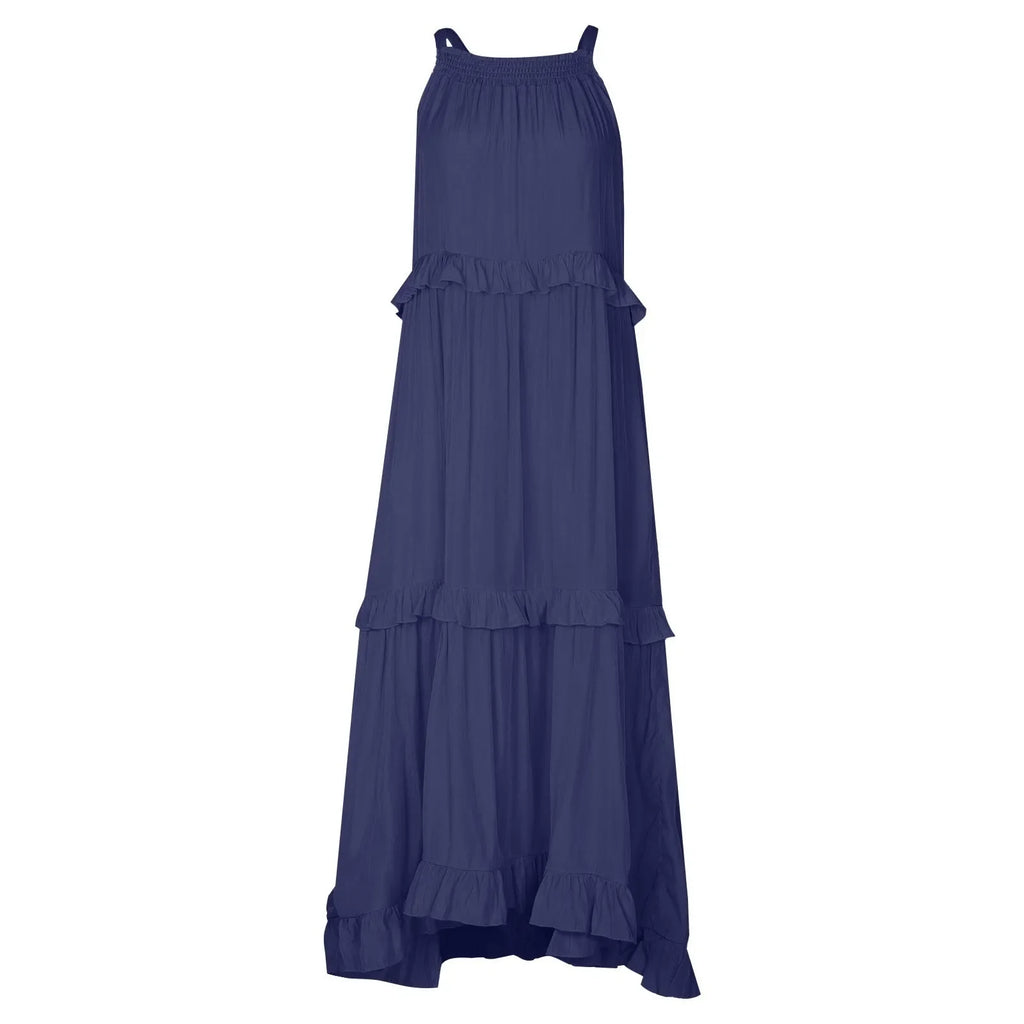 Women Summer Maxi Dress Lightweight Beach Swing Dress