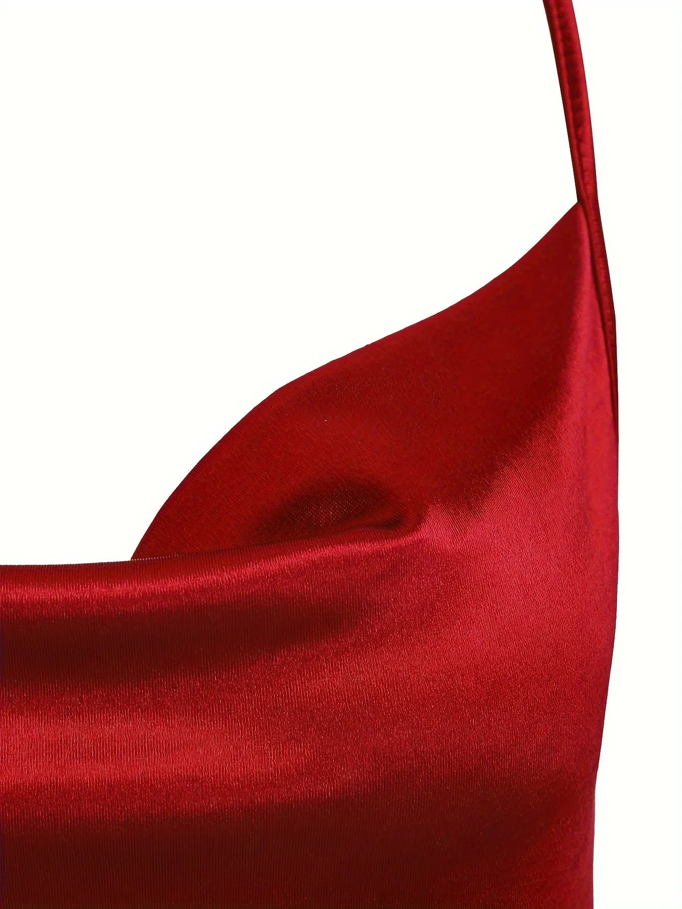 Elegant Satin Hip Suspender Dress For Women Evening Wear