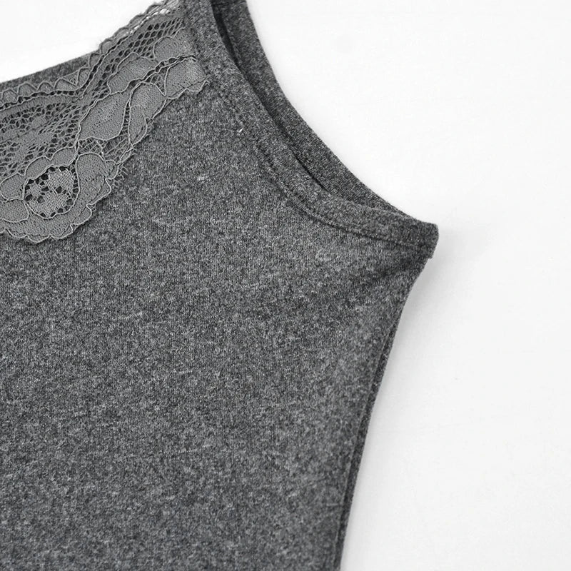 Lace Backless Sleeveless Sexy Mini Dress For Summer Party