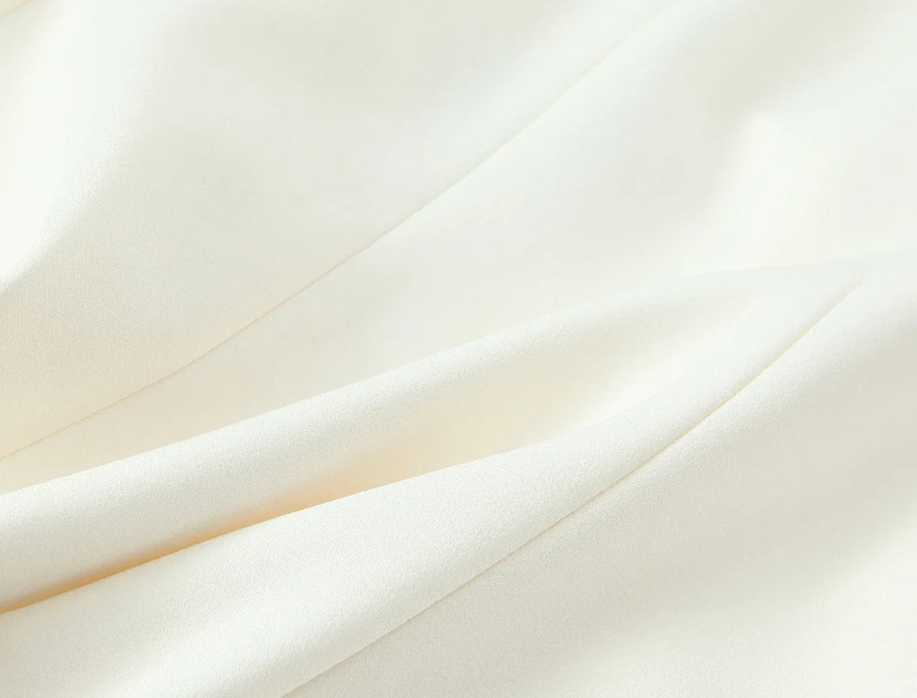 Pleated Slim Sleeveless A Line Dress With Waist Cinching