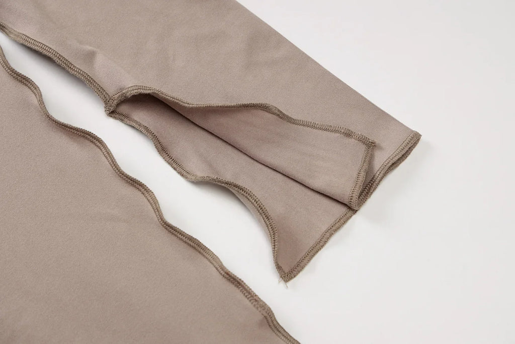 Black Long Sleeve Bodycon Dress For Women Autumn Winter