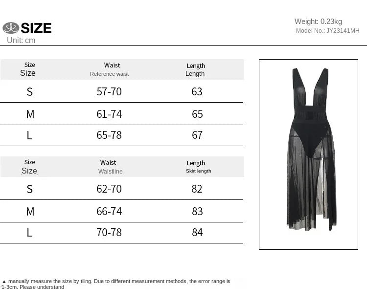 Sheer Beach Cover Up Vest Dress With V Neck Split Detail