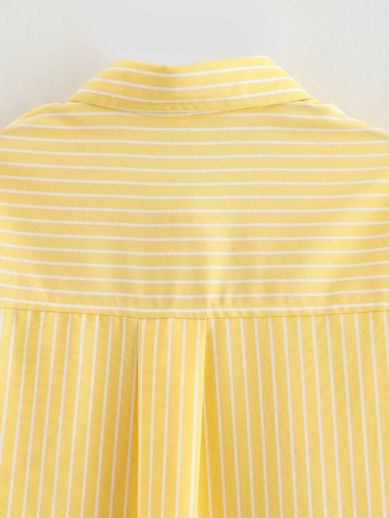 Elegant Stripe Long Sleeve Casual Shirt for Women Lapel Collar Single-Breasted Loose Slim Blouse Top Streetwear