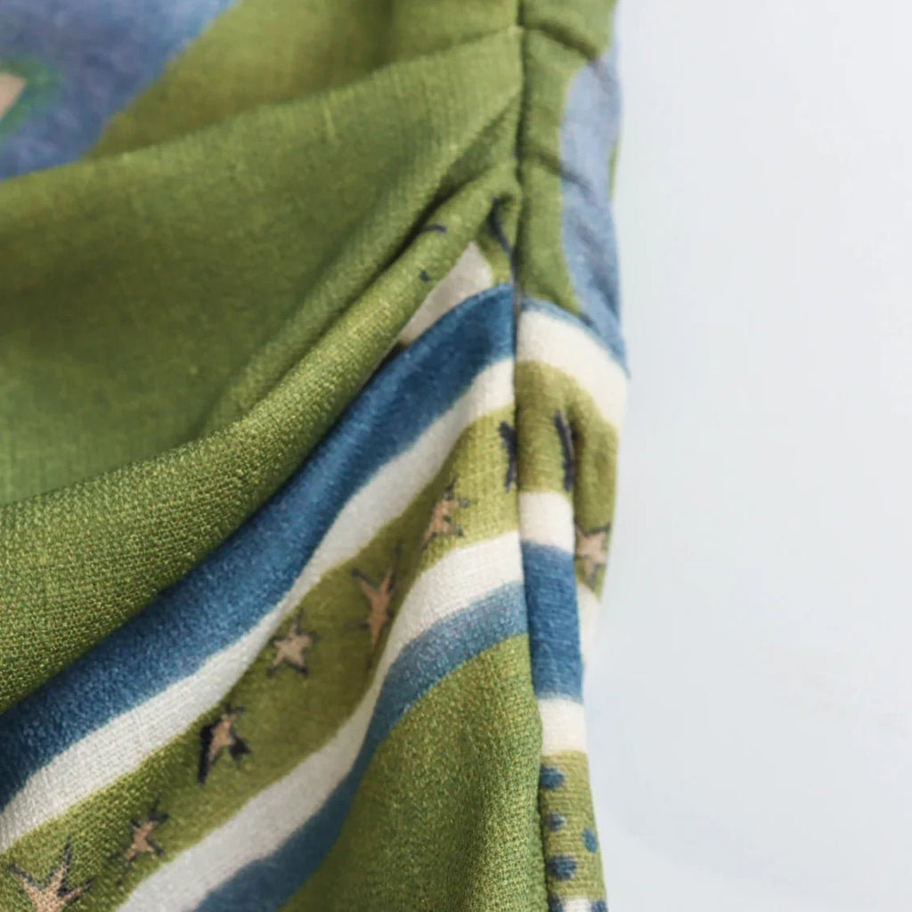 Sexy Long Sleeve Zippered Printed Asymmetric Dress For Women