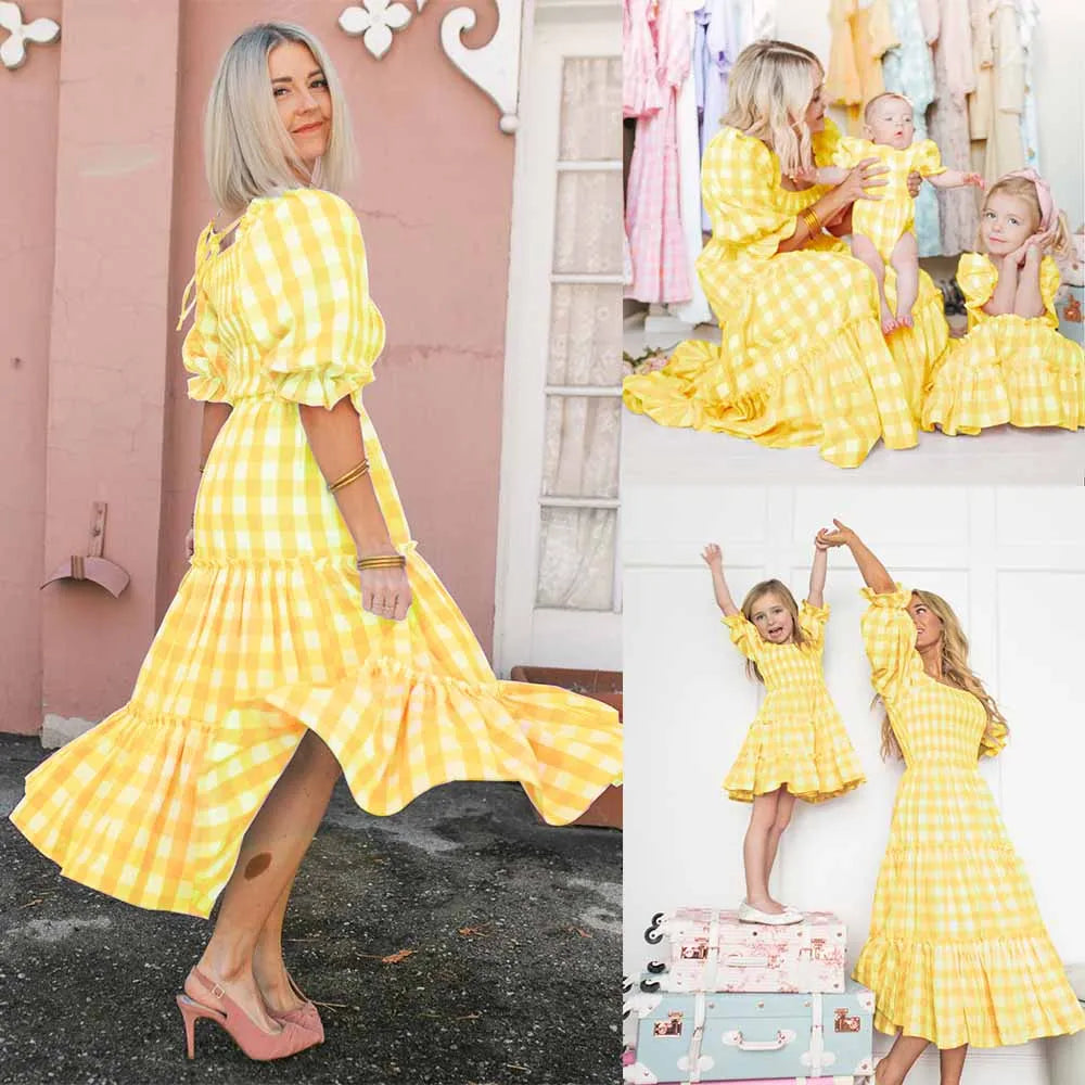 Floral Print Maxi Dress For Women Blue Half Sleeve Summer