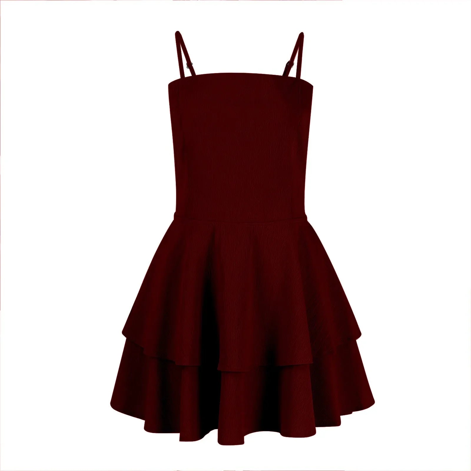 Backless Party Dress With Suspender Cake Skirt For Women