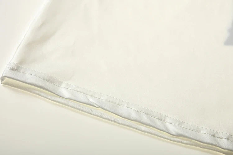 Retro Letter Print Sleeveless Dress With V Neck Style