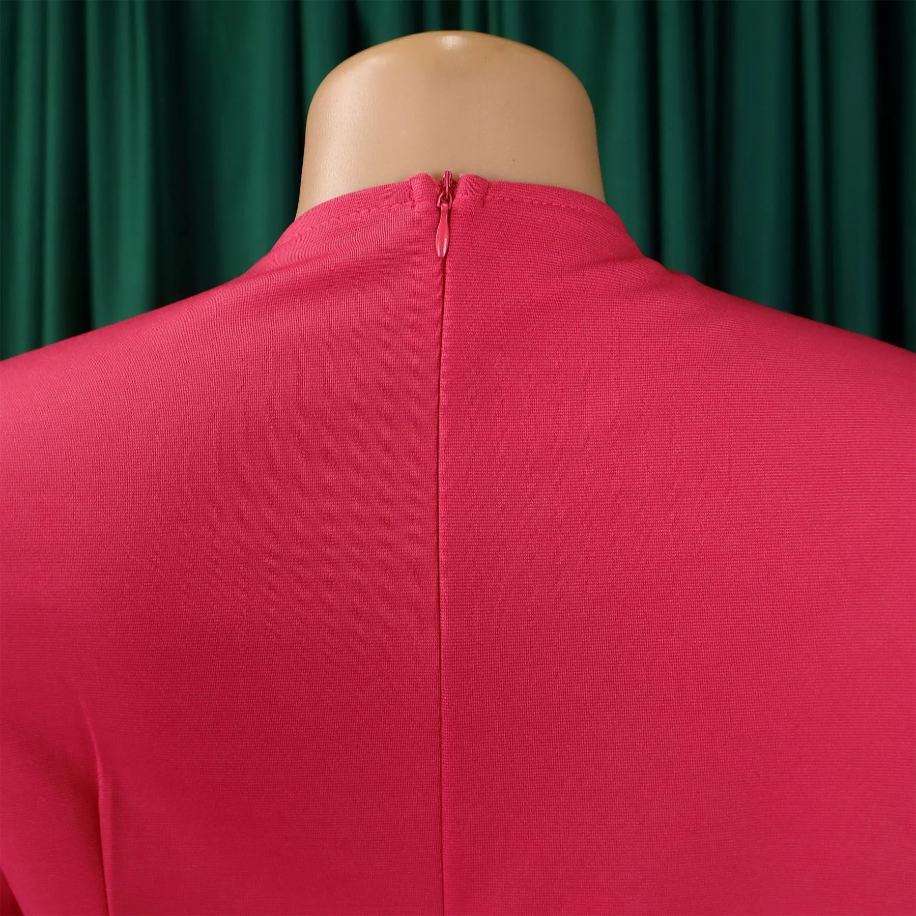 Women's Office Dress V Neck Solid Midi Formal Workwear